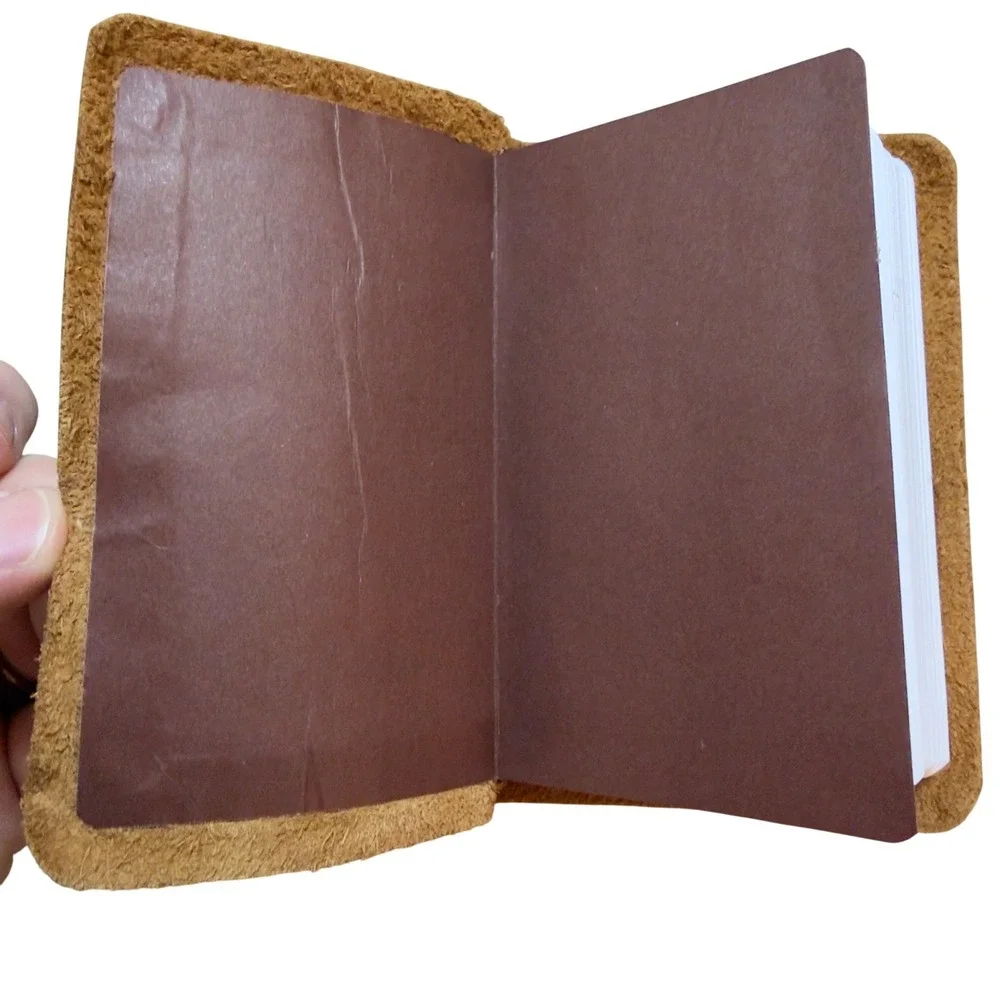 Paul's Leather Co ESV Pocket Bible New Testament Psalms Proverbs Tan Leather Yap